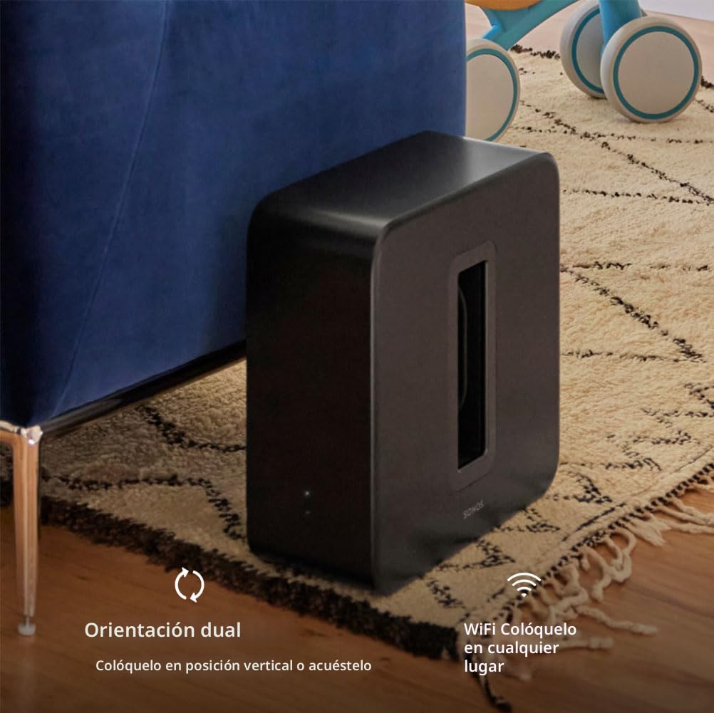 Amazon.com: Sonos Sub 4 - Subwoofer inalámbrico - Negro : Electrónica